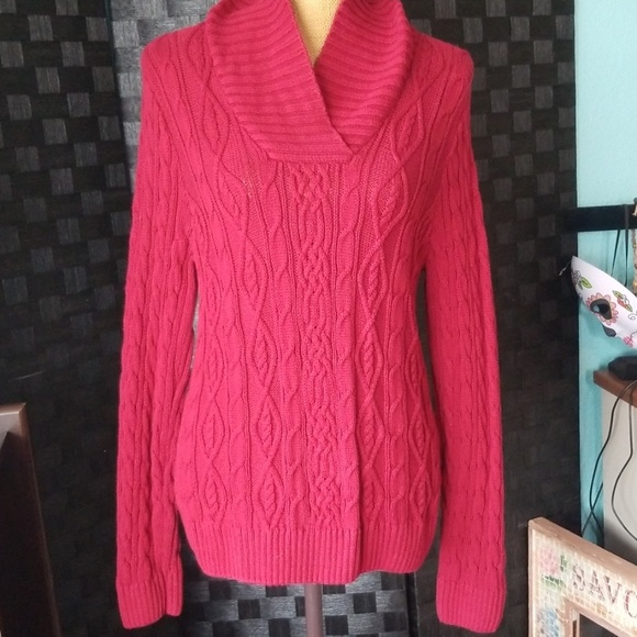 JEANNE PIERRE Sweaters - CUTE* Jeanne Pierre Dark Red Holiday Sweater
